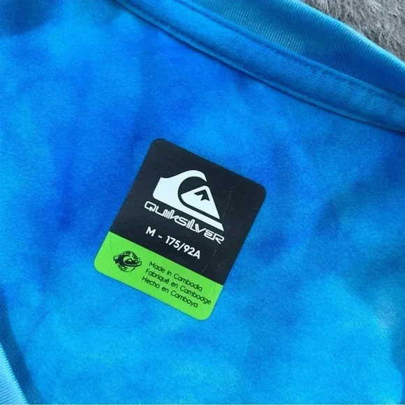 Quiksilver Tie Dye Surf Tee Rashguard - Picture 3 of 10